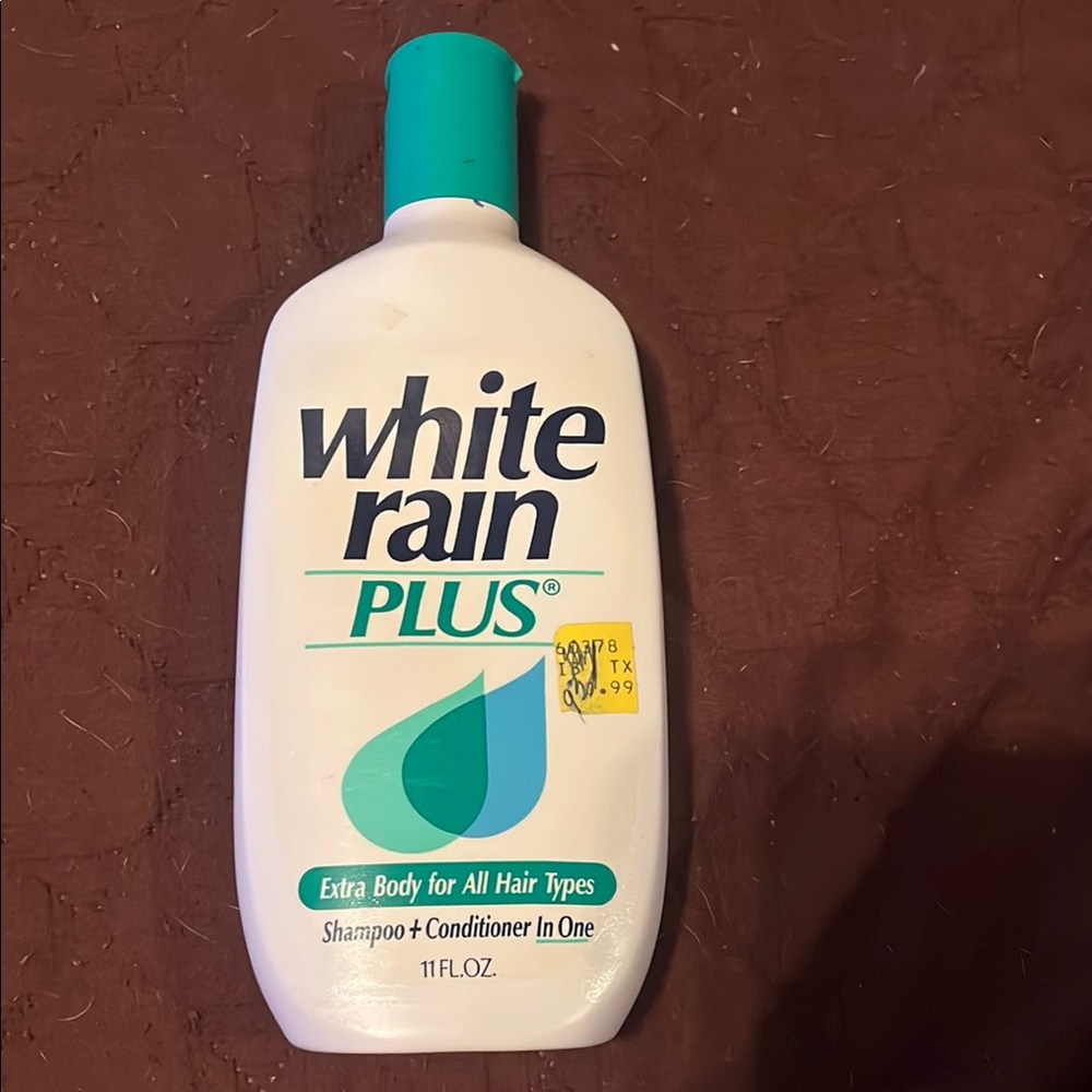 Vintage 1992 White Rain Plus Shampoo + Conditioner New Old Stock